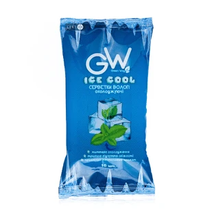 Влажные салфетки Green Way охлаждающие Ice Cool 15шт