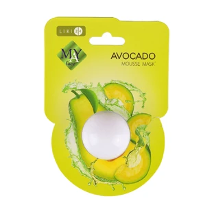 MAY face маска для лица  фруктовая AVOCADO mousse, 8 мл