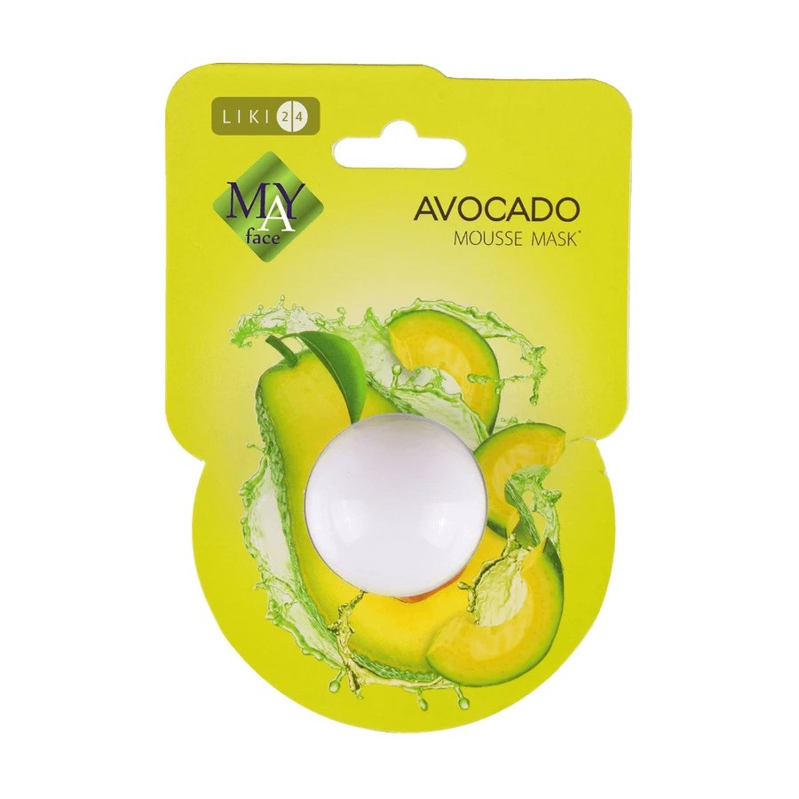 MAY face маска для лица фруктовая AVOCADO mousse, 8 мл: цены и характеристики