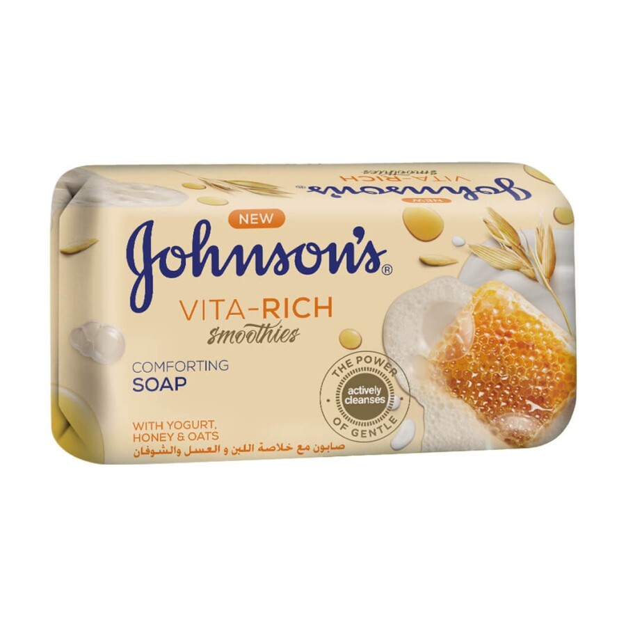 Мыло johnson's Vita-Rich Йогуртовый полосе с медом и овсом, 125 г: цены и характеристики
