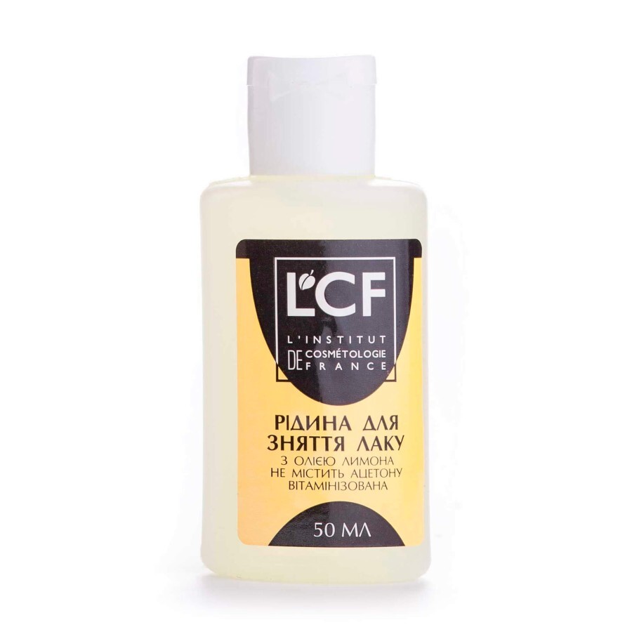 Средство для снятия лака LCF с маслом лимона 50мл: цены и характеристики