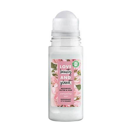 Дезодорант кульковий Love Beauty Planet Олія Троянди та Мурумуру 50мл: ціни та характеристики