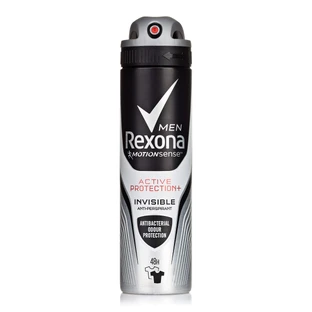 Антиперспирант мужской Rexona спрей Антибактериальный и невидимый на черном и белом 150мл