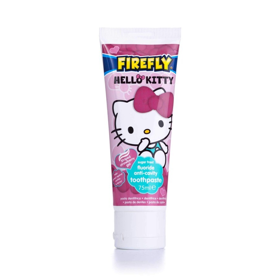 Зубная паста Hello Kitty с запахом земляники и сливок 75 мл: цены и характеристики