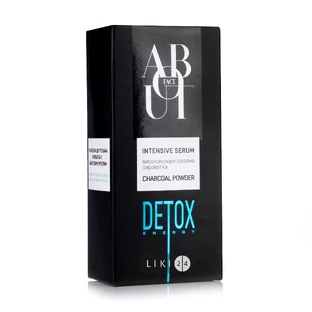 Высококонцентрированная сыворотка для лица About Face Detox Energy с бамбуковым углём 20 мл