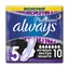 Прокладки Always для критических дней Platinum Secure Night Duo с крылышками, 10 шт