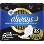Прокладки Always Always Ultra Secure Night р.5 №6: ціни та характеристики