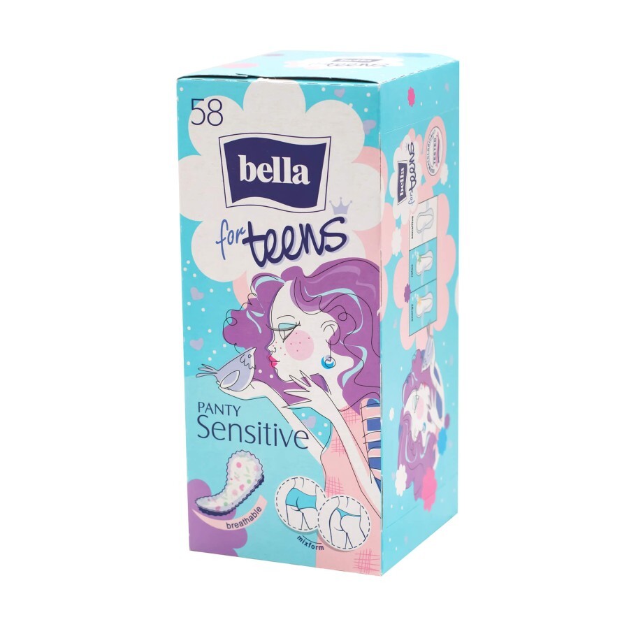 Прокладки Bella щоденні Panty for Teens Sensitive 58 шт: ціни та характеристики
