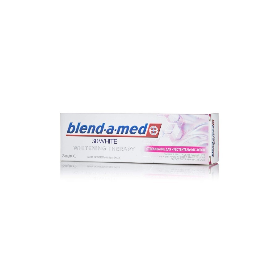 Зубная паста Blend-А-Med 3D White Whitening Therapy Отбеливание для чувствительных зубов 75мл: цены и характеристики