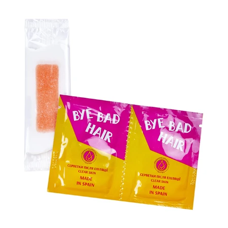 Восковые полоски Bye Bad Hair для епiляцii лица для чутливоi кожи 12шт: цены и характеристики