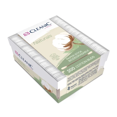 Ватнi палички Cleanic Naturals 200 шт: ціни та характеристики