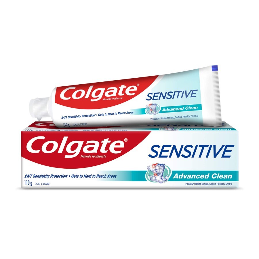 Зубна паста Colgate Sensitive Advanced Clean, 110 г: ціни та характеристики