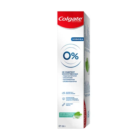 Colgate Зубна паста Zero Мягкое очищение: цены и характеристики
