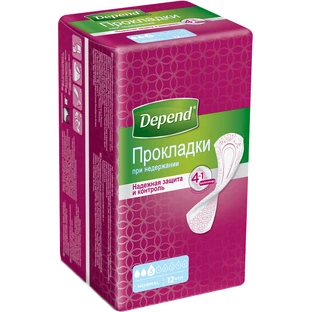 Урологічні прокладки Depend Normal Plus 12шт