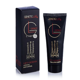 Гідроефірна емульсія Genetic Lab+ GEN 63 Lift Genesis Hydra-Essentiel Emulsion з пептидами 70 мл