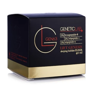 Пептидний нічний еліксир GEN 63 Genetic Lab+ Lift Genesis Sleepind Bubbles Elixir, 40 мл