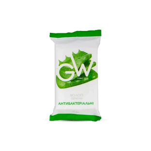 Вологі серветки Green Way Антибактеріальні 15шт