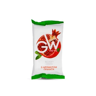Вологі серветки Green Way Гранат 15шт