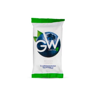Вологі серветки Green Way Чорниця 15шт