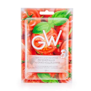 Маска для лица Green Way ФитоЛиния экстрактами томату и корней имбиря, 25г