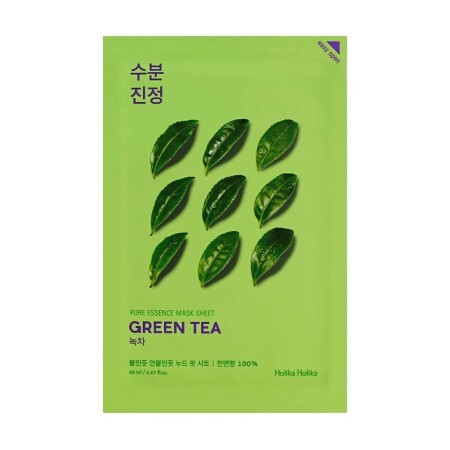 Протизапальна тканинна маска Holika Holika Зелений чай, 20 мл