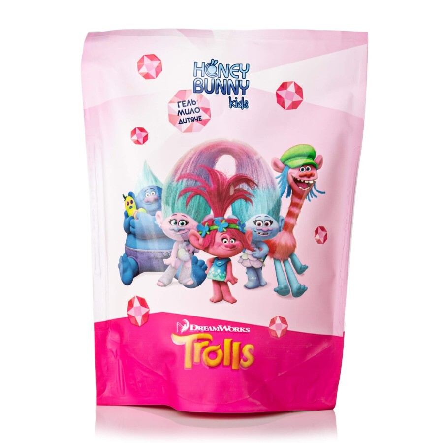 Гель-мило Honey Bunny дитяче Антибактеріальне Trolls 450 мл: ціни та характеристики