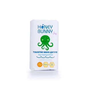 Мило туалетне Honey Bunny дитяче з кремом з екстрактом алое 70г