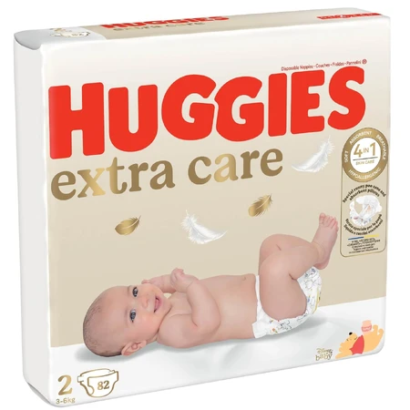 Подгузники Huggies Extra Care 2 (3-6 кг) 82 шт: цены и характеристики
