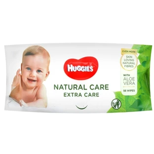 Детские влажные салфетки Huggies Natural Care Extra Care 56 шт.
