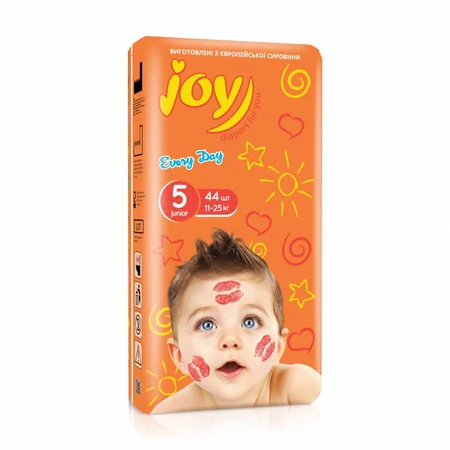 Подгузники Joy Every Day р. 5 11-25 кг 44 шт: цены и характеристики