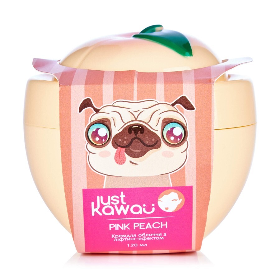 Крем для обличчя Just Kawaii з ліфтинг-ефектом Рожевий Персик 120 мл: ціни та характеристики