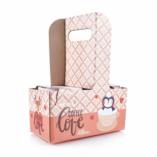 Подарунковий набір Just Kawaii Coffee Love (молочко для тіла, 200 мл + кавовий скраб для тіла, 200 мл)