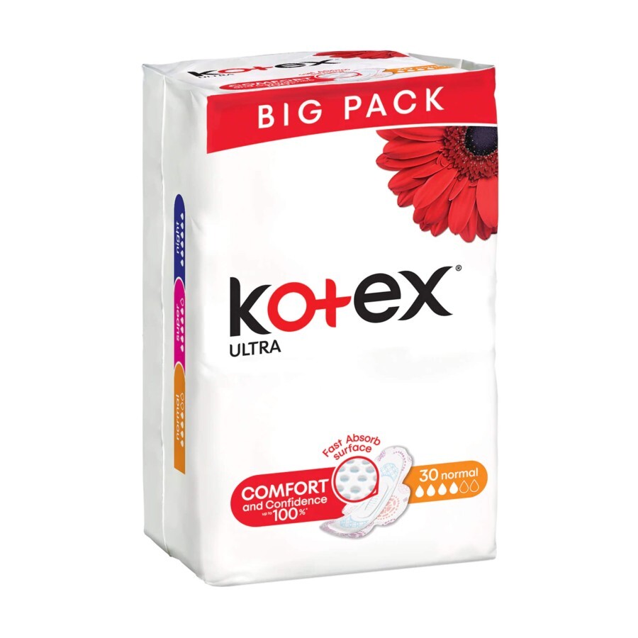 Прокладки для критичних днів Kotex Ultra Normal Quadro 30шт: ціни та характеристики