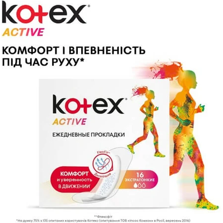 Прокладки щоденні Kotex Active 48 шт: ціни та характеристики