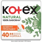Прокладки щоденні Kotex Natural 40 шт: цены и характеристики