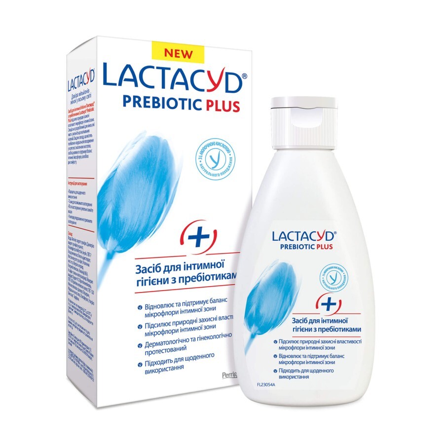 Засіб для інтимної гігієни Lactacyd Prebiotic Plus з пребіотиками, 200 мл: ціни та характеристики