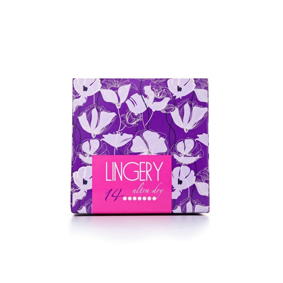 Прокладки для критичних днів Lingery Ultra Night Dry 14шт: ціни та характеристики