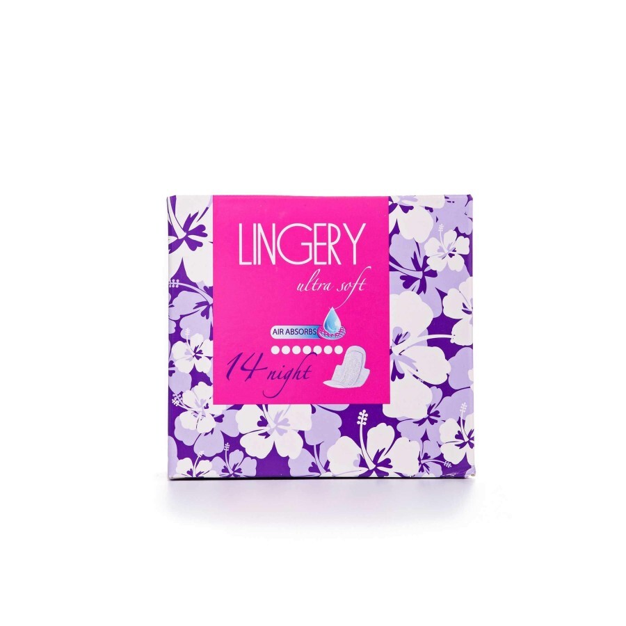Прокладки для критичних днів Lingery Ultra Night Soft 14шт: ціни та характеристики