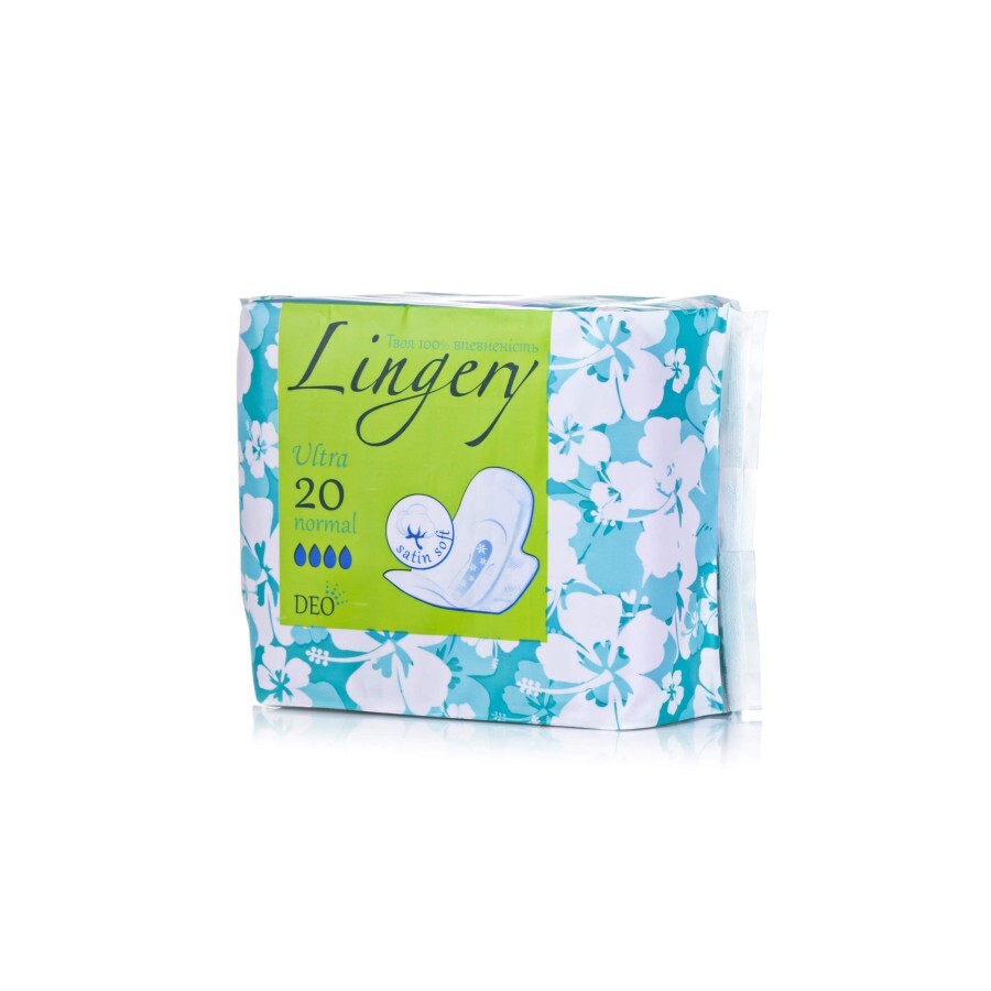 Прокладки для критичних днів Lingery Ultra Normal Soft 20шт: ціни та характеристики