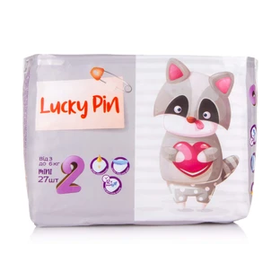 Подгузники LuckyPin р2 3-6 кг  27 шт
