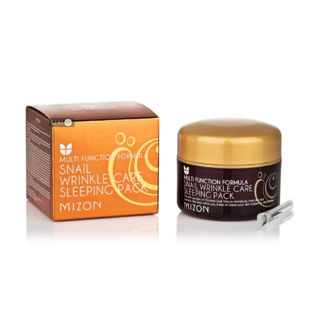 Маска для обличчя Mizon Snail Wrinkle Care Sleeping Pack равликова нічна від зморшок, 80мл: ціни та характеристики