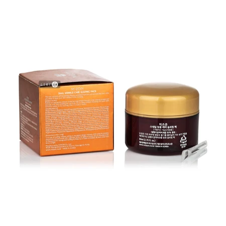 Маска для обличчя Mizon Snail Wrinkle Care Sleeping Pack равликова нічна від зморшок, 80мл: ціни та характеристики