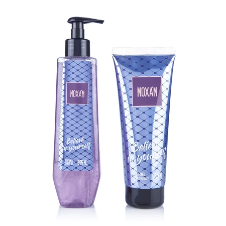 Подарунковий набір Moxam Believe in yourself (гель для душу 395мл+крем для тіла 250 мл): ціни та характеристики