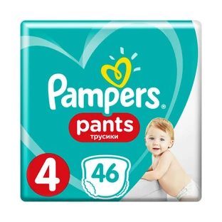 Подгузники-трусики Pampers Pants 4 9-15 кг 46 шт