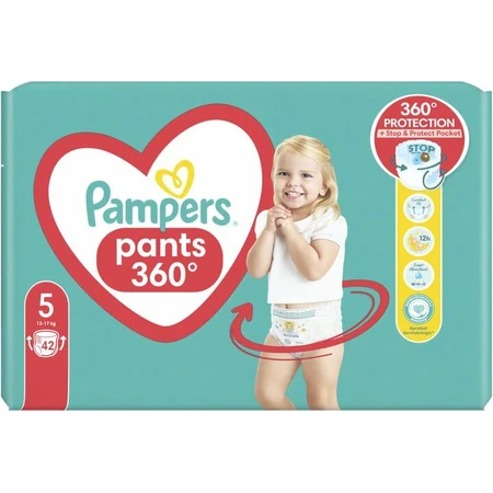 Підгузки-трусики Pampers р.5 12-17 кг 42 шт: ціни та характеристики