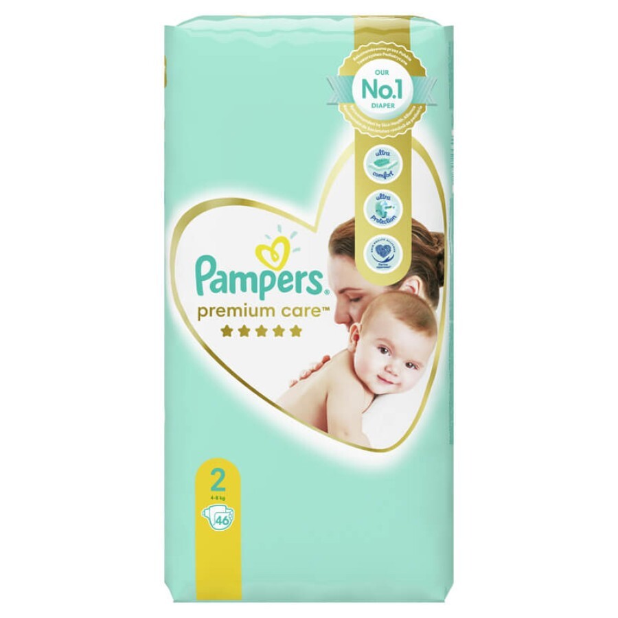 Підгузки Pampers Premium Care розмір 2 4-8 кг 46 шт: ціни та характеристики