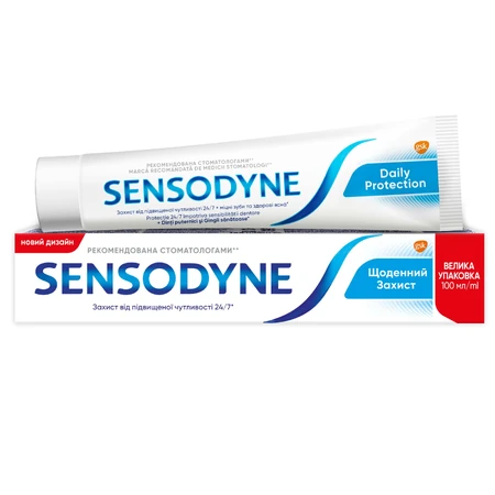 Зубная паста Sensodyne Ежедневный защиту 100 мл: цены и характеристики
