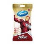 Салфетки влажные Smile антибактериальные Marvel 15 шт: цены и характеристики
