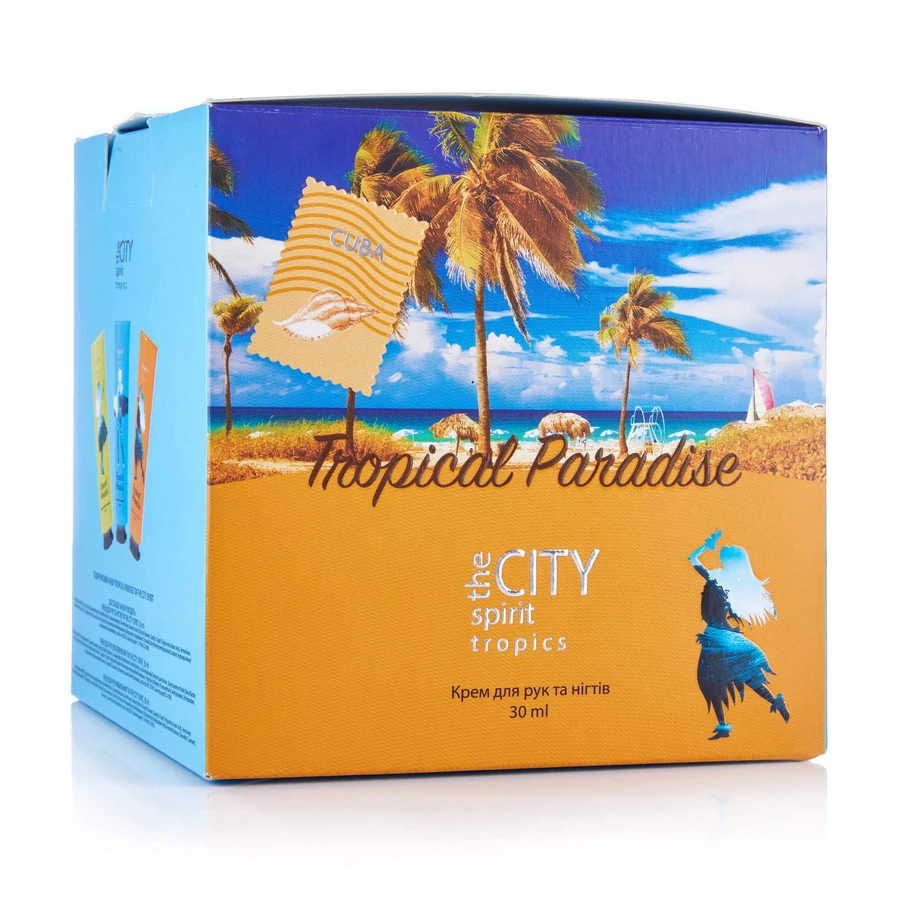 Подарунковий набір The City Spirit Tropical Paradise крем для рук 30 мл- 3шт: ціни та характеристики