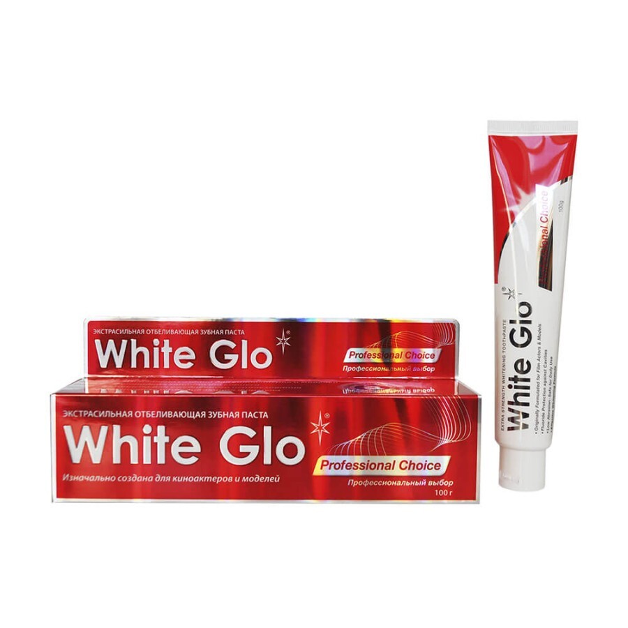 Зубна паста White Glo відбілююча професійний вибір 100г: ціни та характеристики